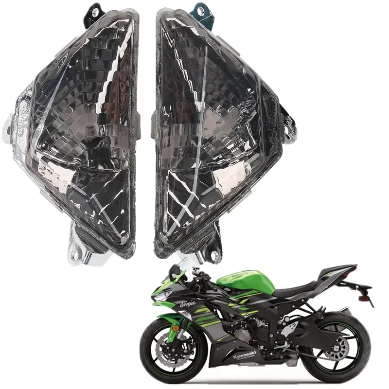 Per Kawasaki ZX-6R 2013-2023 Z1000SX 2017-2019 Ninja 250 300 2013-2017 Moto Anteriore Indicatori di direzione Indicatore Lampeggiante Lente