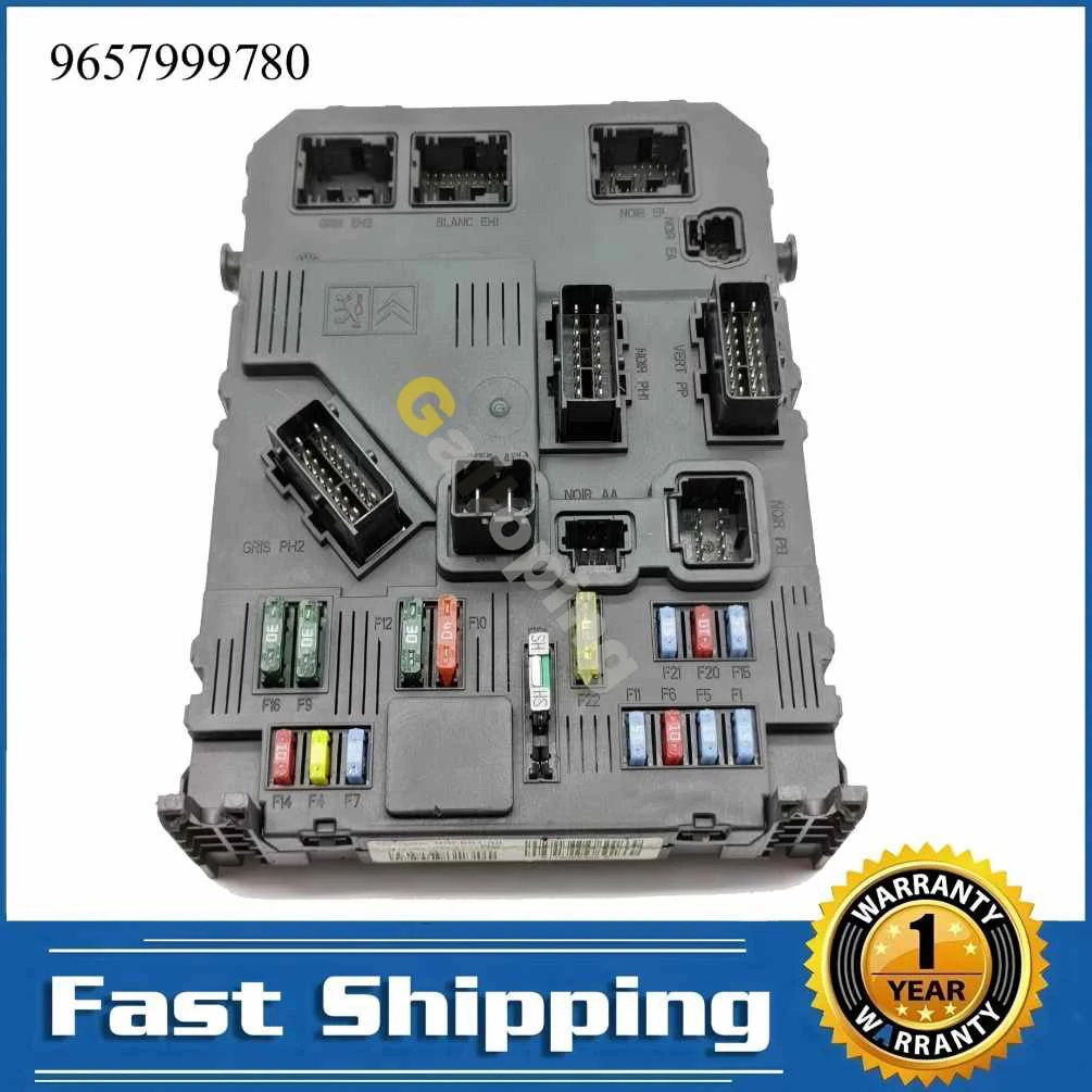 

Блок предохранителей в сборе для Citroën Peugeot Partner Combispace (5F) 1,6 HDI 75 BSI E02-00, модуль управления 9657999780