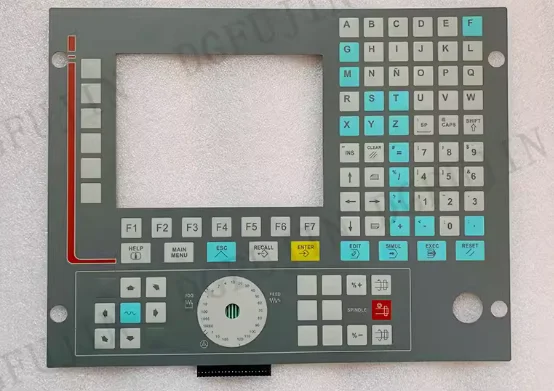 Teclado de membrana táctil Compatible con 8037 CNC8037, repuesto nuevo