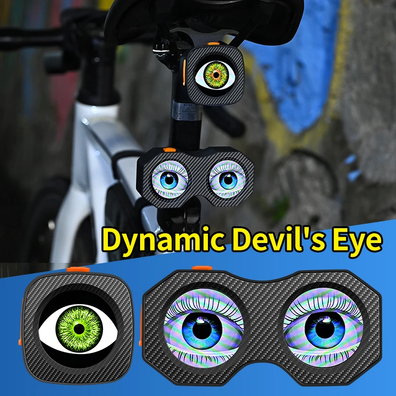 3D Lens Design Dynamic Devil's Eye, Mobile APP Control, 82 Mode LED, DIY Pattern IP67 Waterproof For Motorcycle Decorative LED.