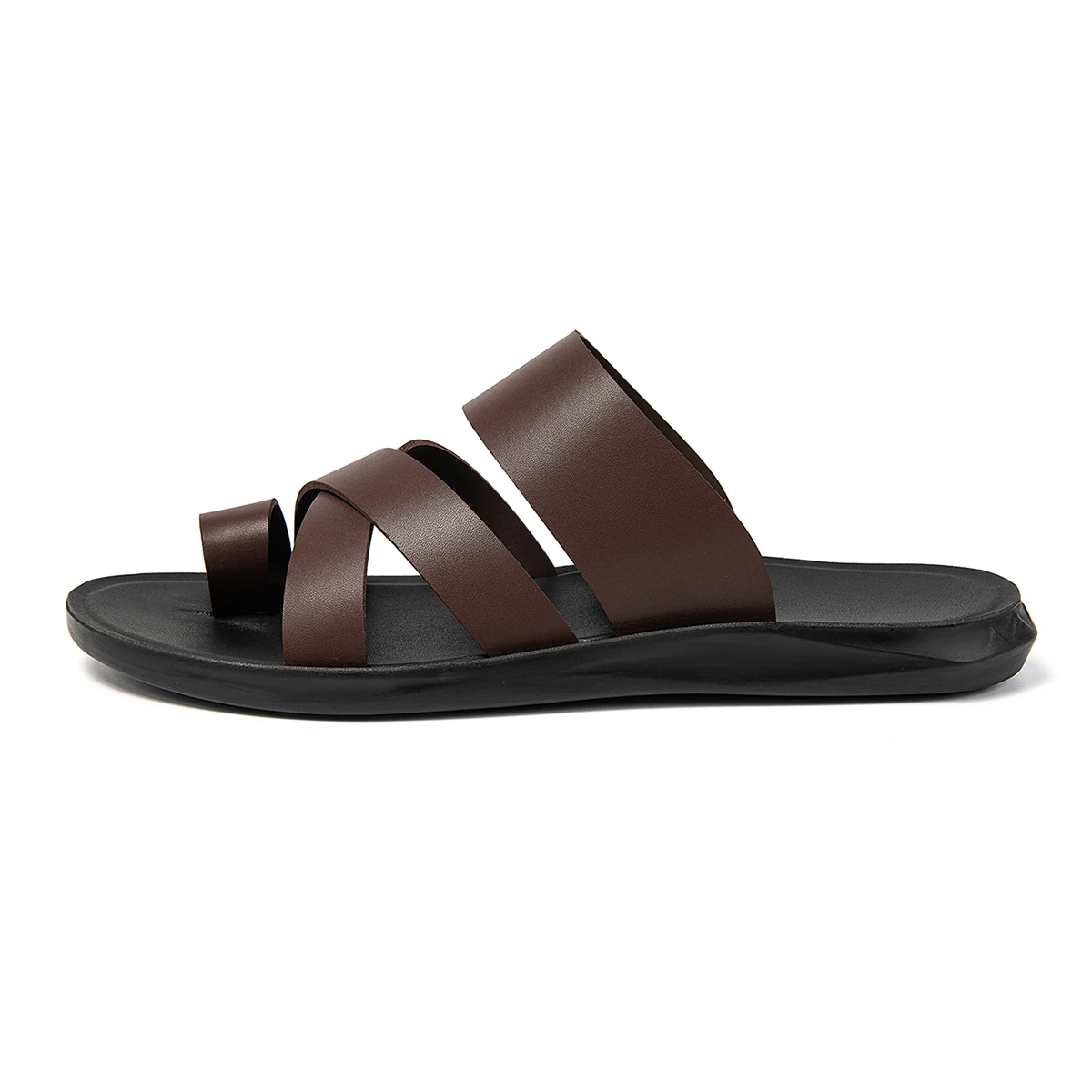 Weiche und bequeme Herrenhausschuhe eignen sich für den täglichen Gebrauch zu Hause, im Freien und für die Freizeit. Neue coole Herren-Sandalen. – Detail 11