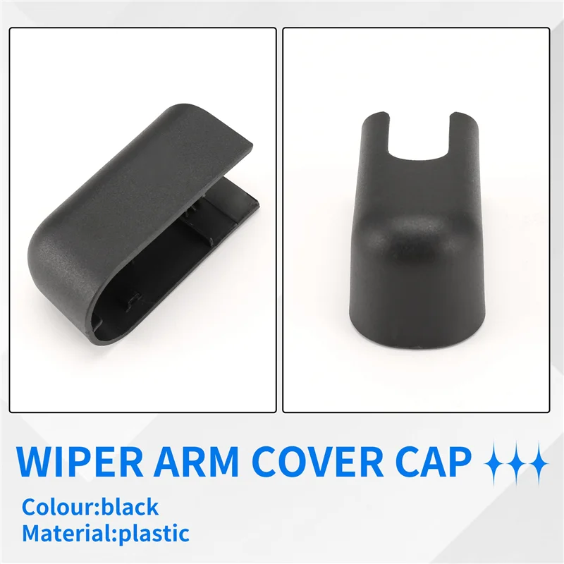 A96E-заднее лобовое стекло, крышка рычага стеклоочистителя, монтажная гайка для Ssangyong Kyron Hatchback 2007-2014, аксессуары, черный