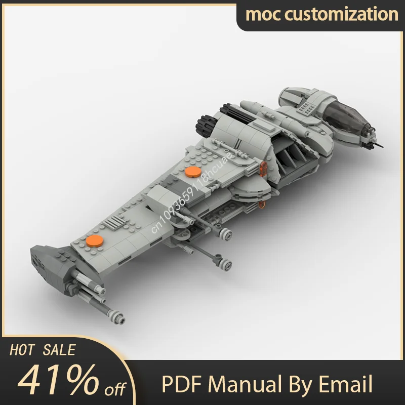 

НОВЫЙ 896 шт. Star Battle A/SF-01 B Wing Starfighter Космический корабль DIY Строительные блоки Креативная сборка Кирпичи Игрушки Детские праздничные подарки