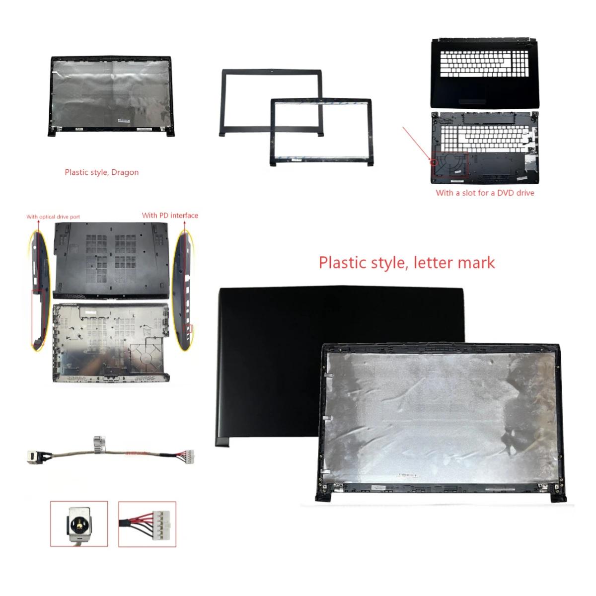Suitable for MSI GP72 GL72 GL72M GF72 GV72 MS-179B MS-1795-79-1799 MS-1793 Screen Top Cover Bezel Palmrest Bottom Case ABCDShell