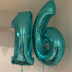 40Inch Big Foil Helium Number Balloon 0-9 Happy Birthday Wedding Party Decorations Baby Shower Large Figures Air Globos Supplies