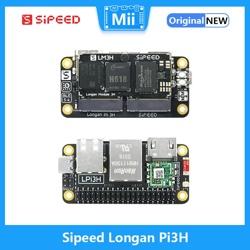 

Sipeed Longan Pi3H Allwinner H618 Development Board 4K TV Box WIFI6 LPi3H