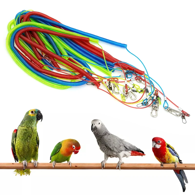 Long Flying Rope Super Light Strap Bird Walking Rope Artifact Outside Rope Bird Strap Flying Rope Anti-Bite Training Rope Parrot