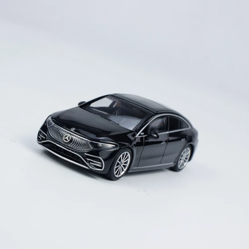 Liga Die-Cast Simulação Modelo de carro, Brinquedos para meninos, Presentes de aniversário de férias para crianças, Mercedes-Benz S-BENZ EQS 580 4MATIC, 1:64