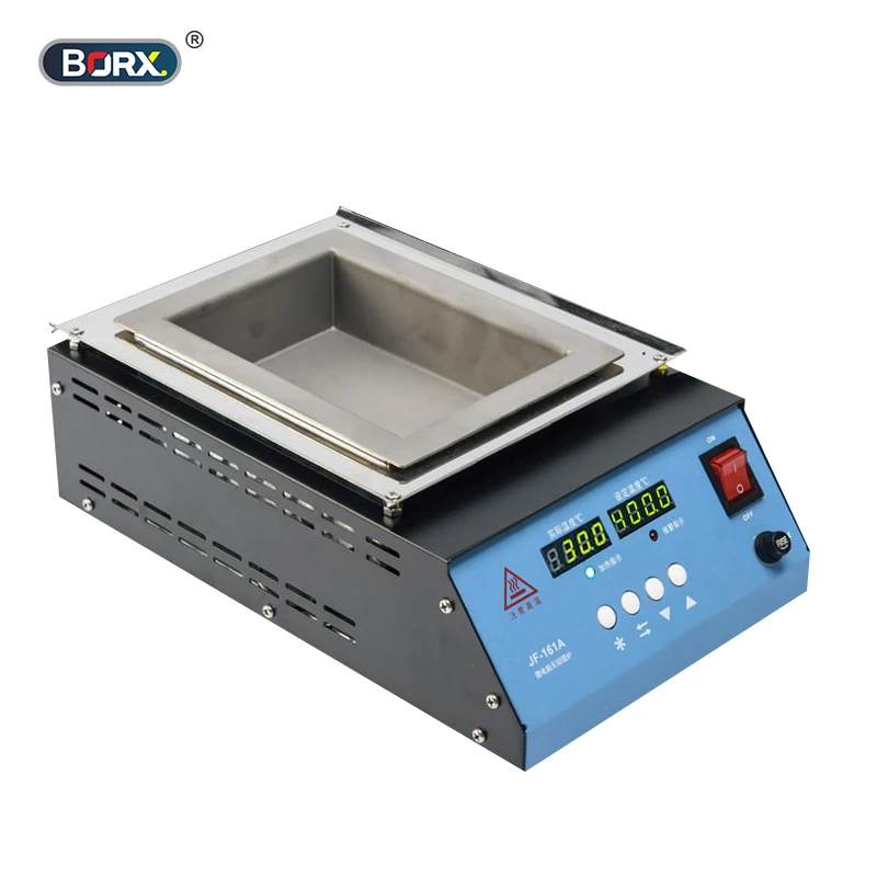 220v 2400w Solder Pot Tin Melting Furnace Thermoregulation Soldering Desoldering Bath 50mm to 350mm 30~400 Centigrade Eu Plug