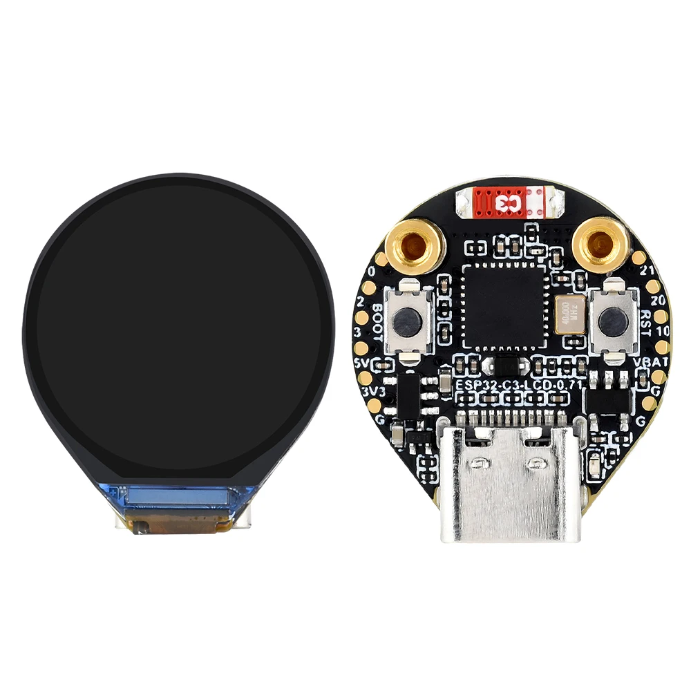 ESP32-C3 0.71 inch LCD Display Screen Development Board RISC-V 32-bit Single Core Processor Resolution 160x160