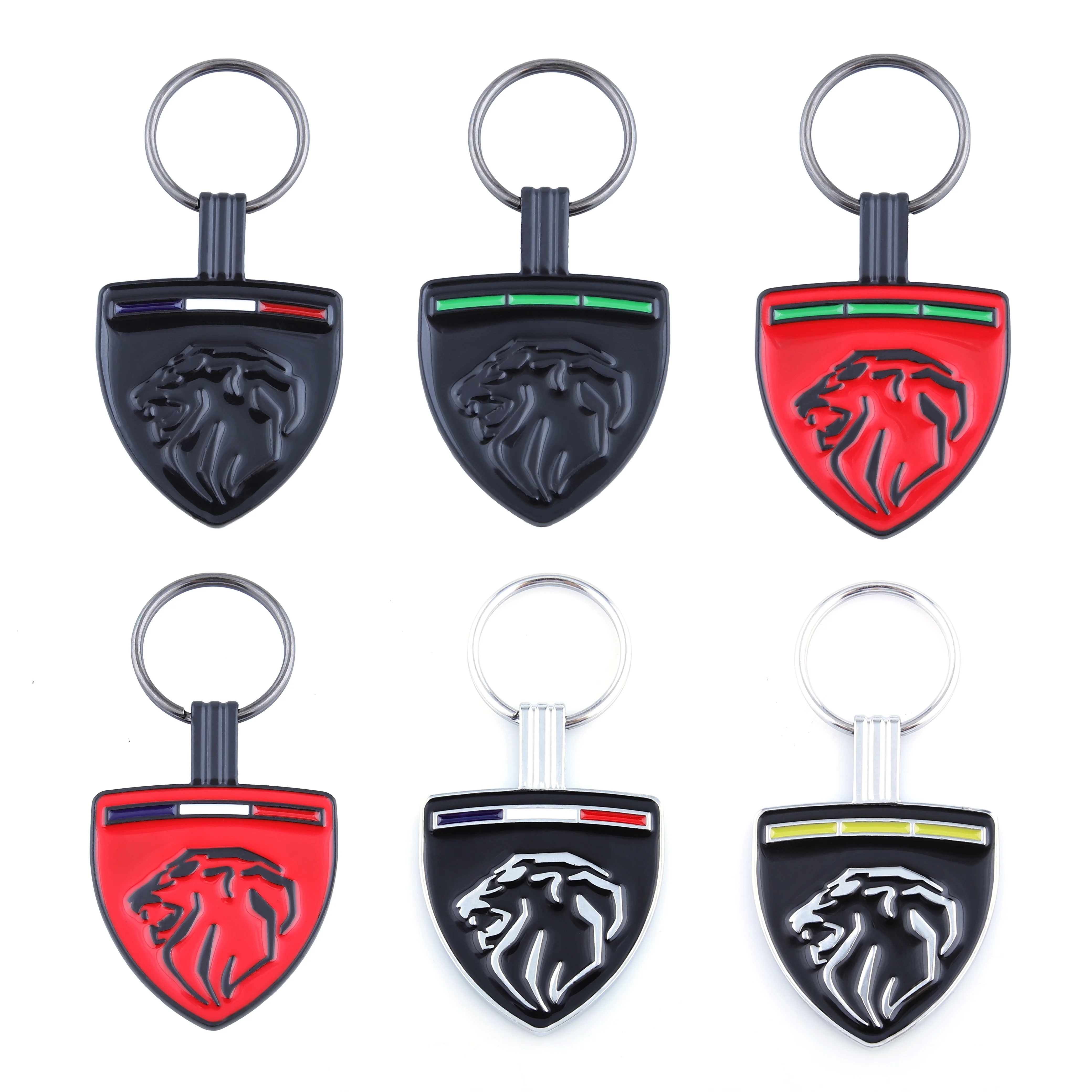 Zinc Alloy Emblem Metal Car KeyChain Key Chain Keyring Key Ring for Mustang 2005 2006 2007 2008 Ford Focus 2014 Mito Alfa Romeo