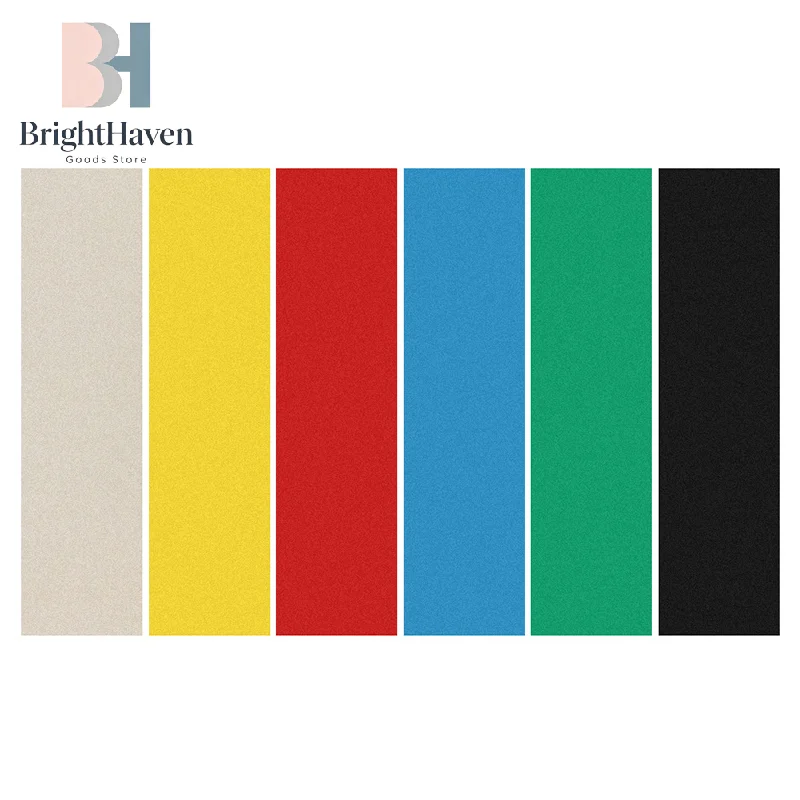

Waterproof Non-slip Skateboard Deck Sandpaper Grip Tape Skating Board Longboard Sandpaper Griptape Skating Board Sticker B.H