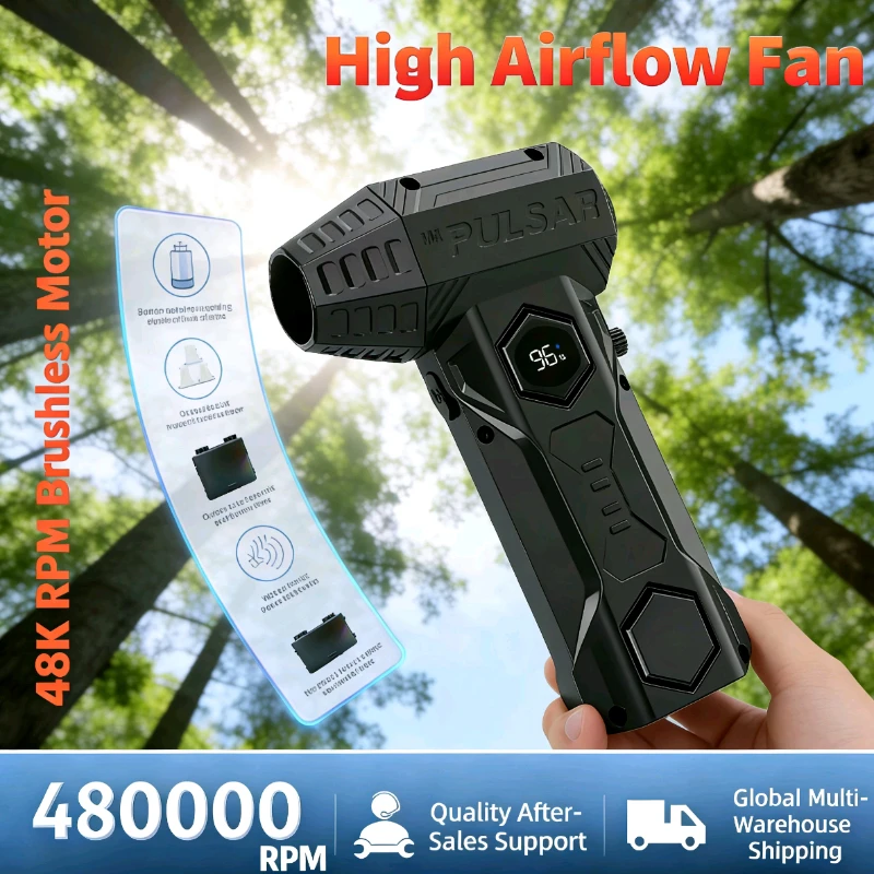 

Турбоструйный вентилятор 990000 об/мин X11Pro MAX Мощный воздуходувка Бесщеточный двигатель Турбовентилятор НОВЫЙ 66 м/с 10000 мАч Strong Breeze НОВЫЙ