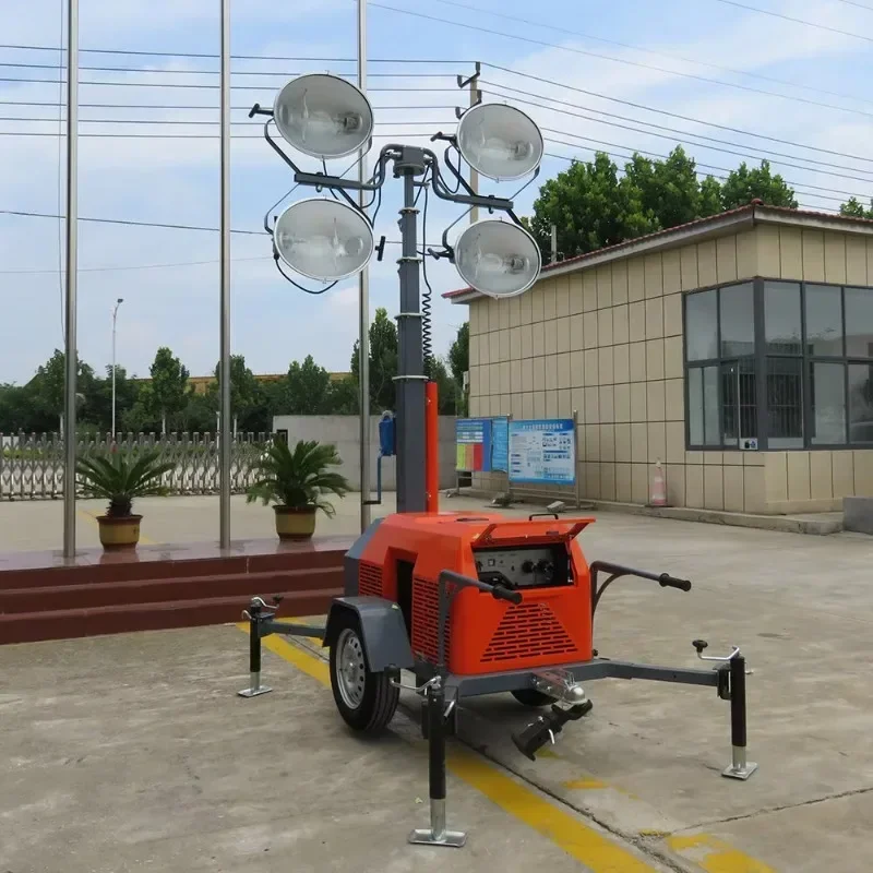 Mobile Lighting Tower Mast 5m 7m 9m Lighting Tower