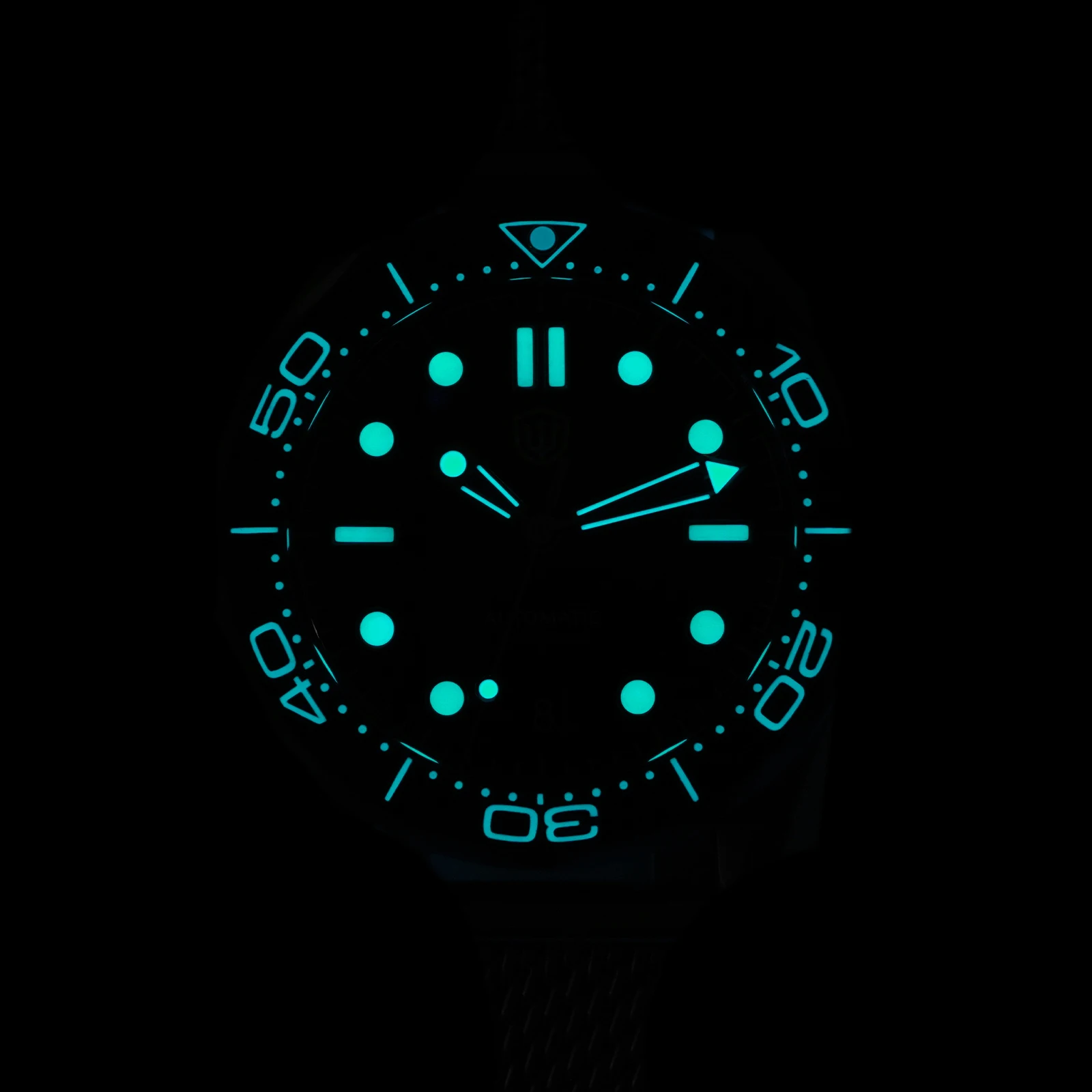 Watchdives WD007 39mm V2 SL3001 Automatische Taucheruhr Titan-Gehäuse Saphirglas 100M Wasserdichtes Ventil Luxus-Herrenuhr – Detail 23
