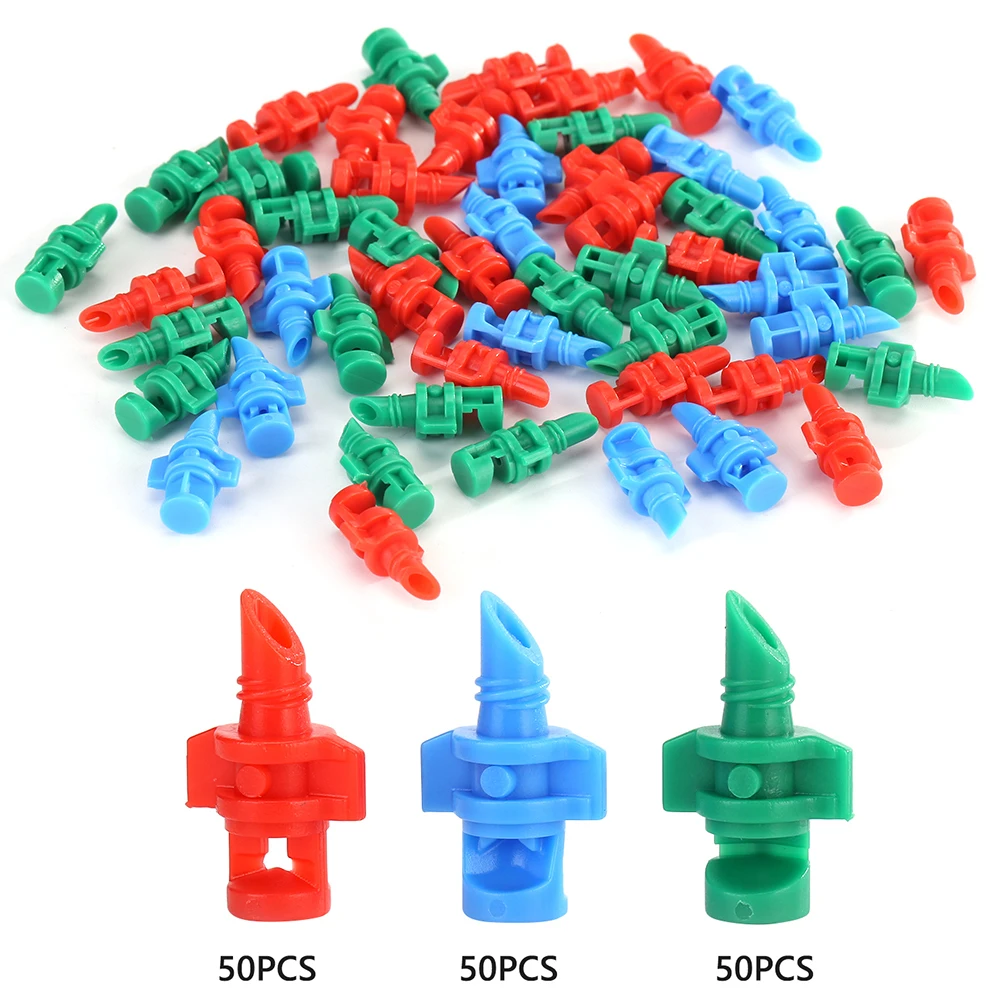 

150/50pcs Nozzle Set Garden Watering Sprayer Refraction Atomization Nozzles