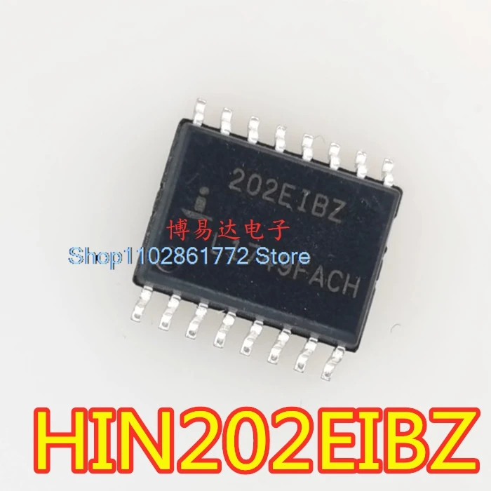 (10PCS/LOT) HIN202EIBZ-T SOP16 202EIBZ IC 7.2MM