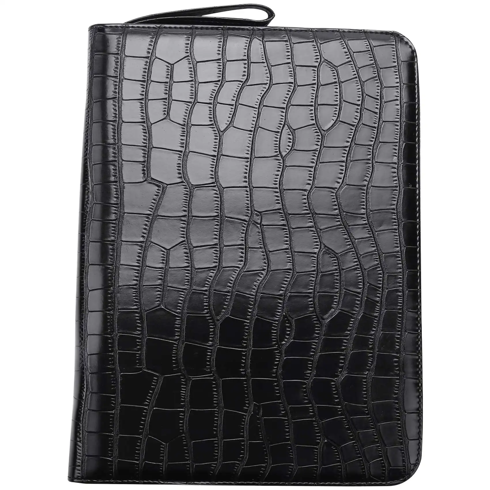 Чехол для перьевой ручки большой емкости из искусственной кожи черного цвета, 48 слотов, сумка для ручек, сумка-карандаш