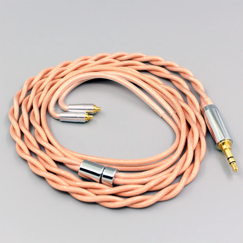 

7n Litz OCC Type6 756 core Shielding Earphone Cable For Sennheiser ie200 IE900 IE300 ie600 2 core 2.8mm 7971
