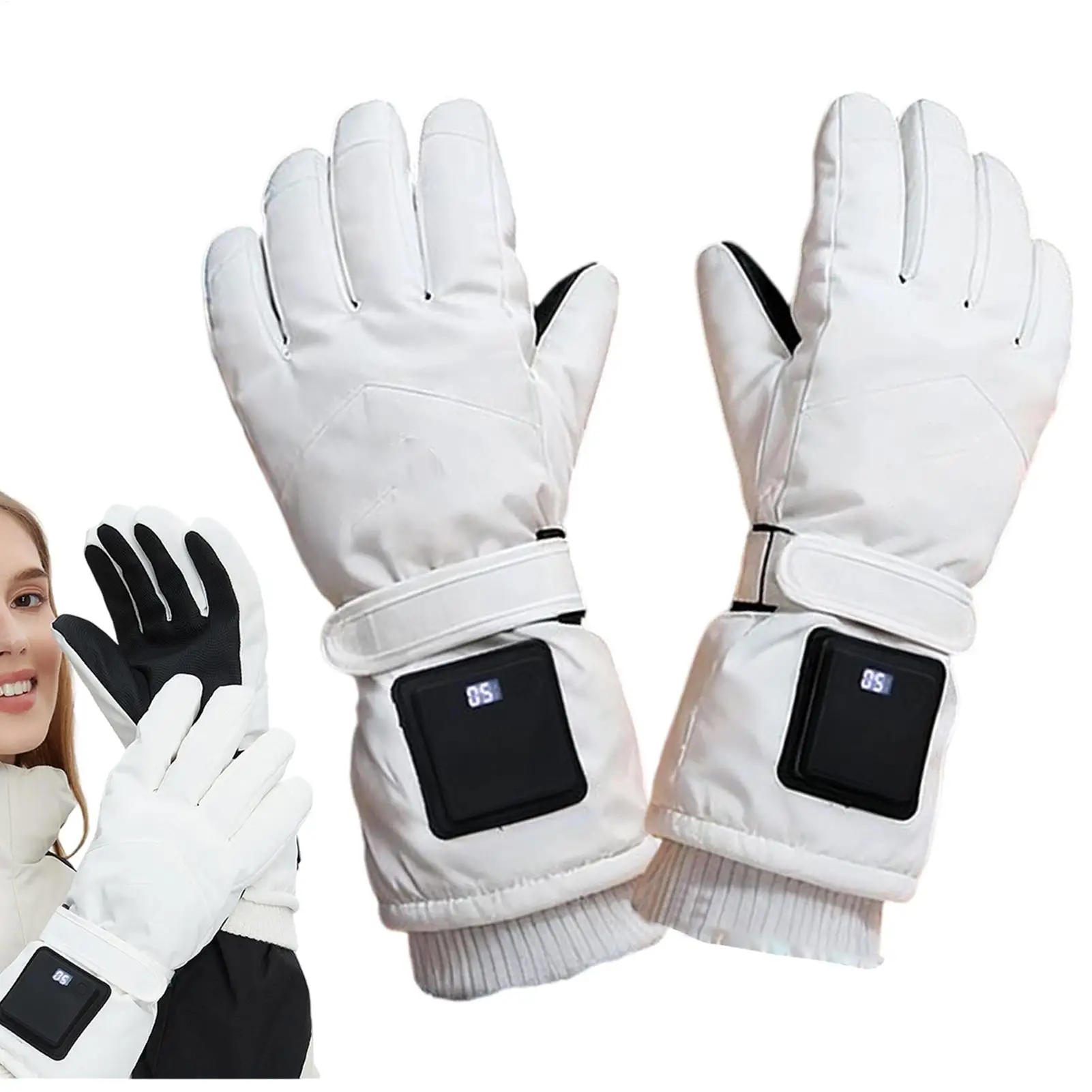 

Winter USB heated gloves electric heating gloves electric heating gloves for motorcycle riding outdoor sports skiing and outdoor