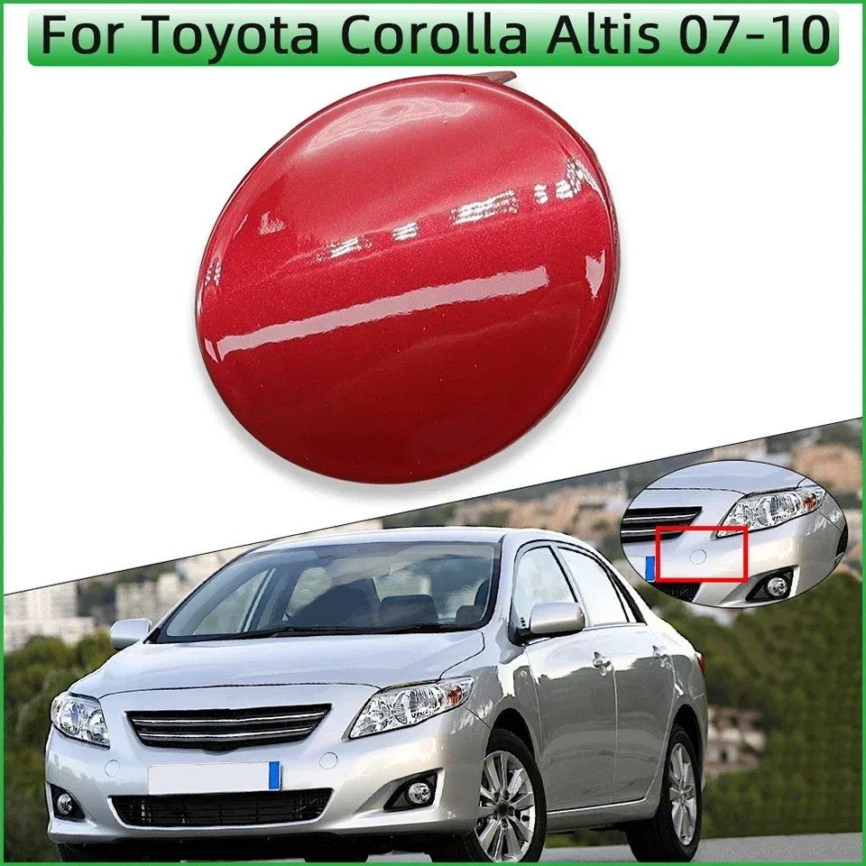 

Для Toyota Corolla Altis 2007 2008 2009 2010, передний бампер, буксировочный крюк, крышка, крышка, буксирный крюк, крышка прицепа, гарнир