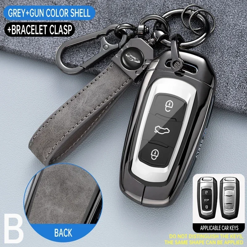 

Car Remote Key Case Cover Shell Fob For Geely Atlas Boyue NL3 EX7 SUV GT GC9 7 Emgrand X7 Borui Protector Bag Accessories