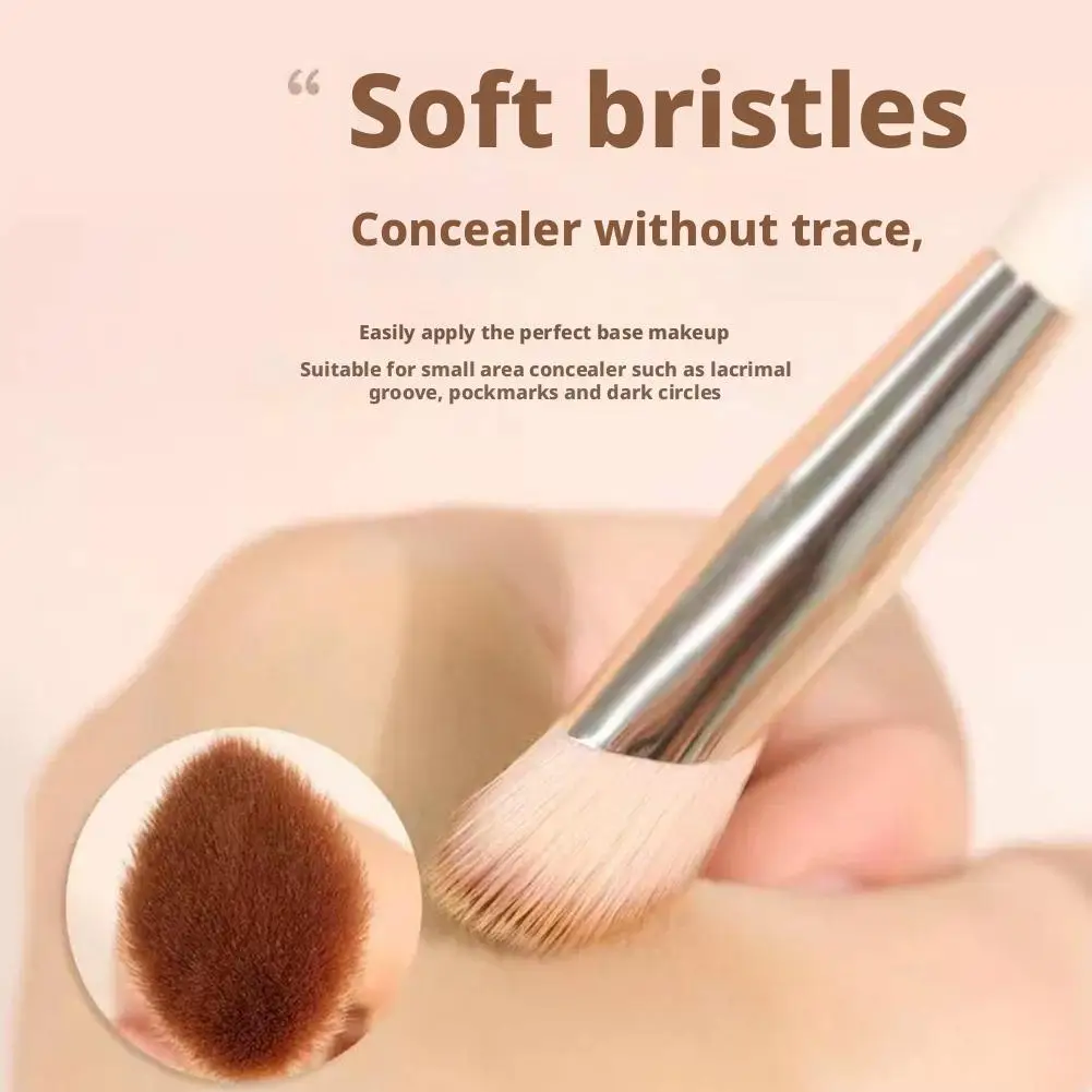 فرش مكياج كريم أساس سائل كونسيلر أحمر الخدود فرشاة رأس مائل للوجه كونتور أداة مكياج احترافية #2