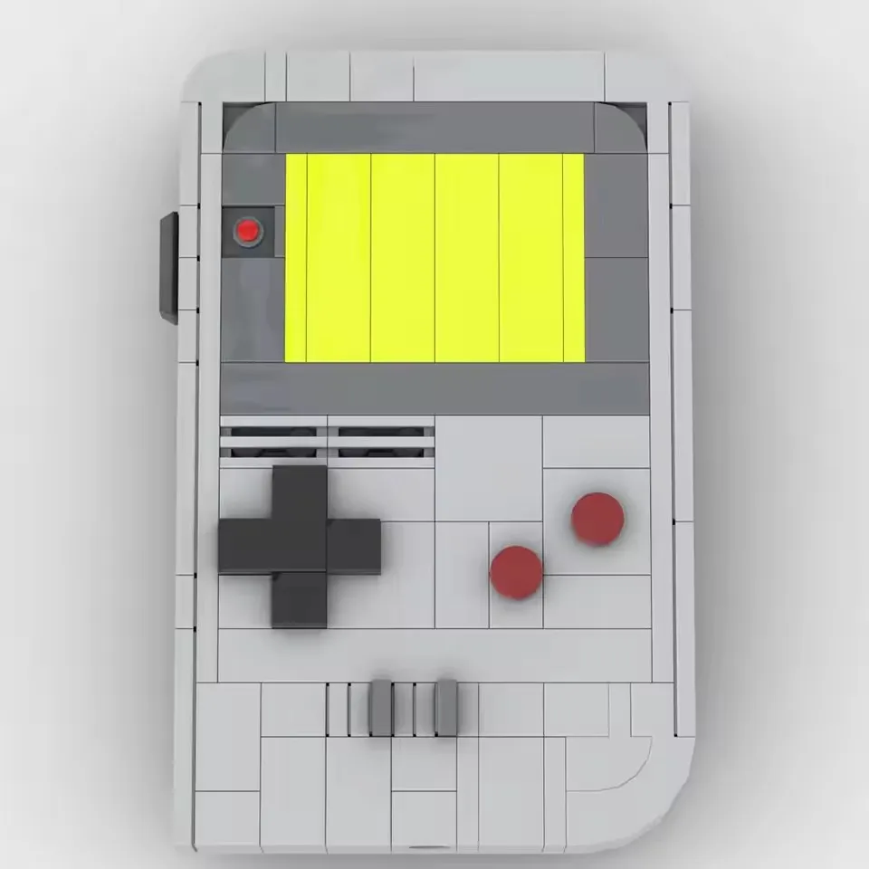 Mini Handheld-Spielekonsole Bauklötze-Set Retro-Controller-Maschine Ideen-Bausteine Modell-Spielzeug DIY Kinder Geburtstagsgeschenk