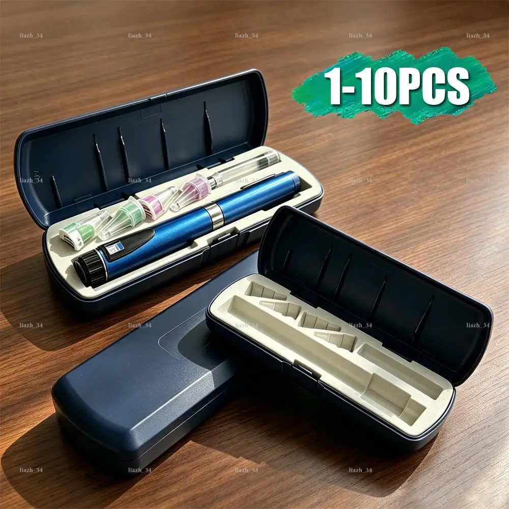 Insulin Pen Cartridge Storage Box, Universal Portable Insulin Injection Pen Case, Durable Protective Holder for Diabetic Travel
