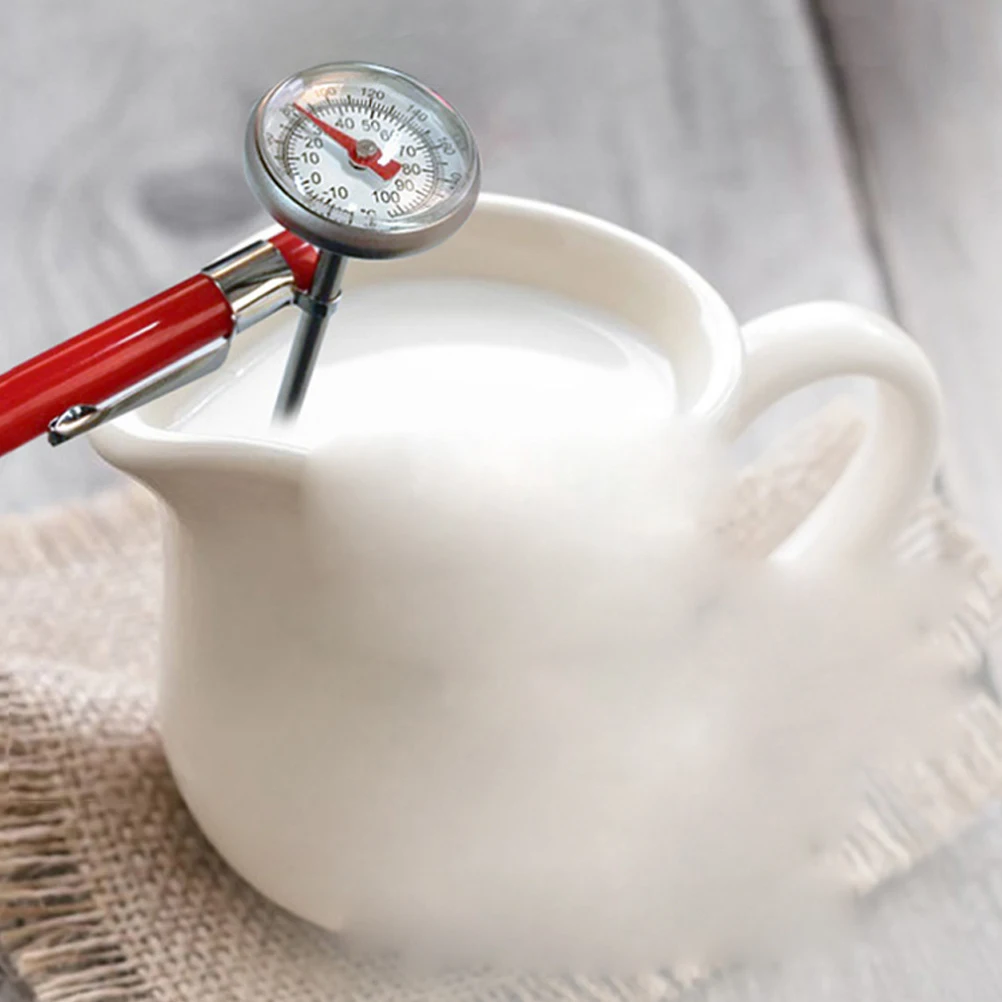 

Meat Thermometer Stainless Steel Food Temperature Gauge Kitchen Cooking Bbq Candy Making Lightweight Practical Home Daily