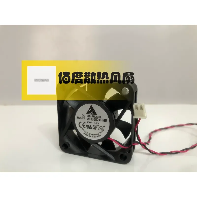 Original Genuine Delta AFB0524HHB 5015 24V 0.17A 5CM High Airflow Inverter Fan for Delta