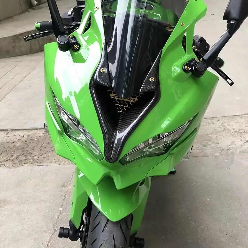 Front air intake cover moto front air deflector beak-style air intake and lower fairing kit For Kawasaki Ninja ZX4RR ZX4R ZX25R