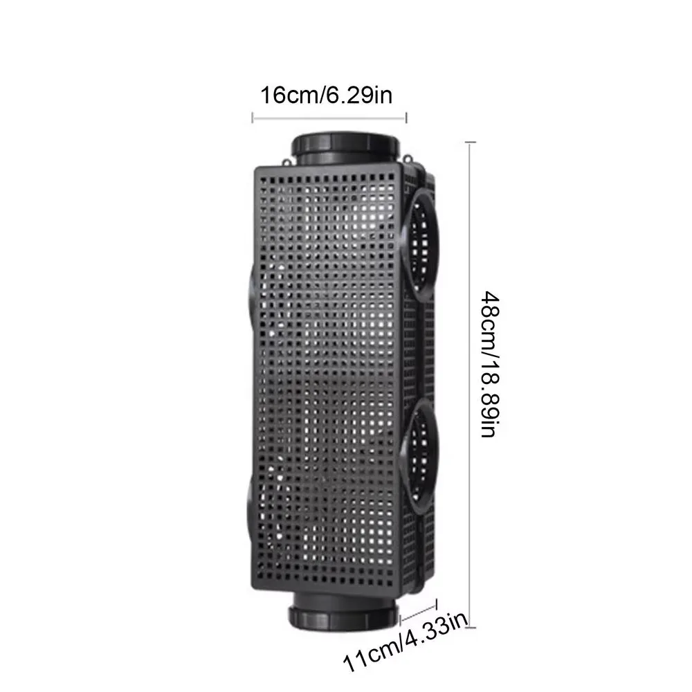 5pcs 2025 Black Fish Net Cage Fishnet strip Fishing Pot Fishing Pot Durable Finless Eel Cage view 6