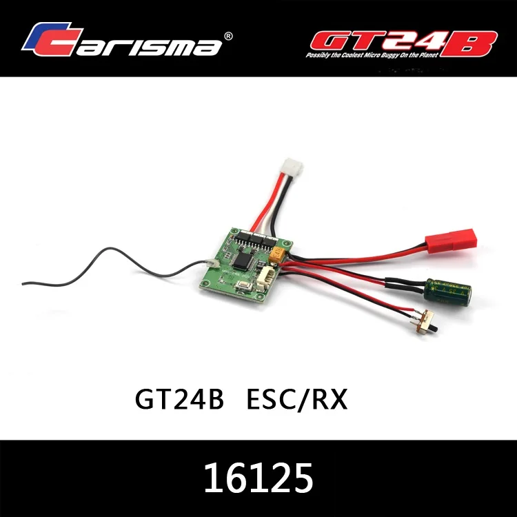 Carisma 1/24 GT24B Remote Control Buggy Car Spare Parts Motor Receiver Shock Top