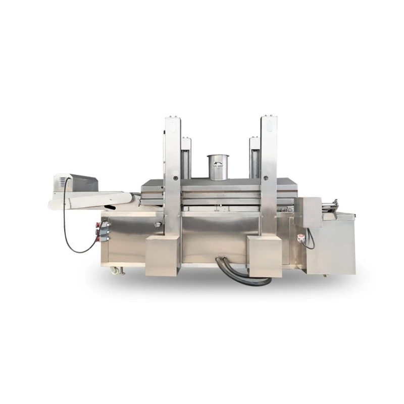 

Direct supply chicken steak frying production line Automatic frying equipment Chicken cutlet medium frying line