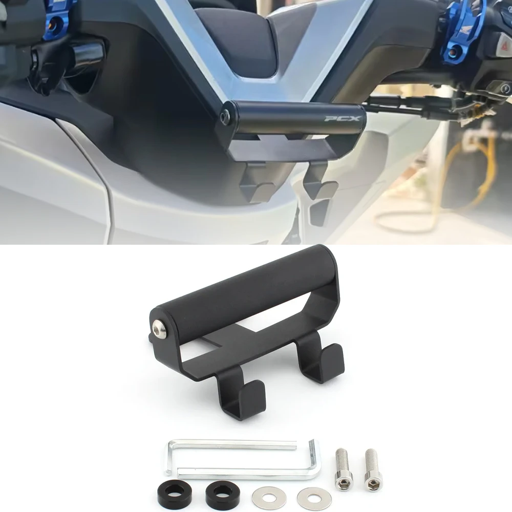 Motorcycle Accessories Phone Navigation GPS Handlebar Bracket FOR Honda PCX160 PCX-160 2025-2026 Helmet Hook Luggage Bag Hook