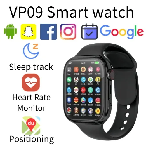 

Премиум VP09 Смарт-часы 4G 5G Dual SIM Android OS GPS-навигация WIFI 8MP Вращающаяся камера Google Services Спортивные часы