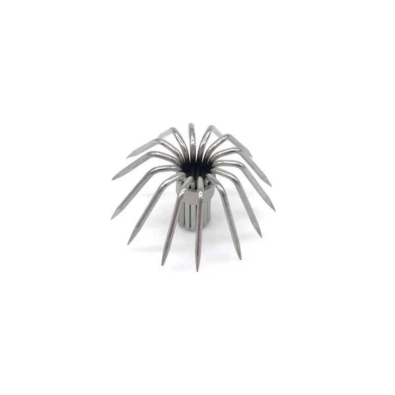 Squid Umbrella Shrimp Hooks, Lifelike Crown, Cuttlefish Jig Lure, Stainless Steel, Fishing Hook, 1.6cm-2.2cm, 100Pcs