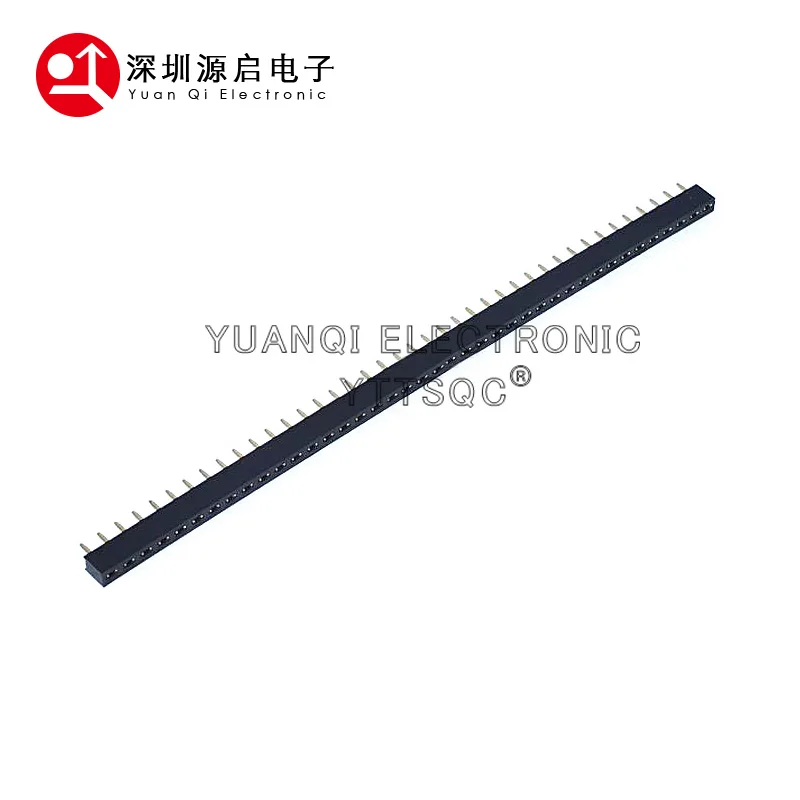 10PCS 2.54mm 1X40P Female Header Single Row Straight 0.1\