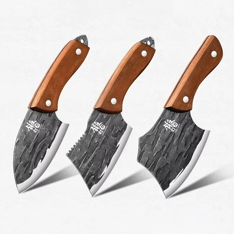New Upgraded Version Japanese Seiko Mini Chef Knife - Compact Forged Steel Blade, Multi-Functional for Fish, Meat & Home Cooking