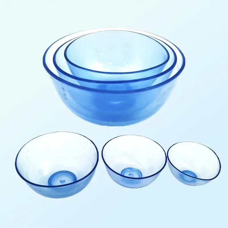 

Профессиональная стоматологическая чаша для смешивания, пластиковая прозрачная с резиновым дном - лабораторный инструмент для смешивания альгината из гипса S/M/L