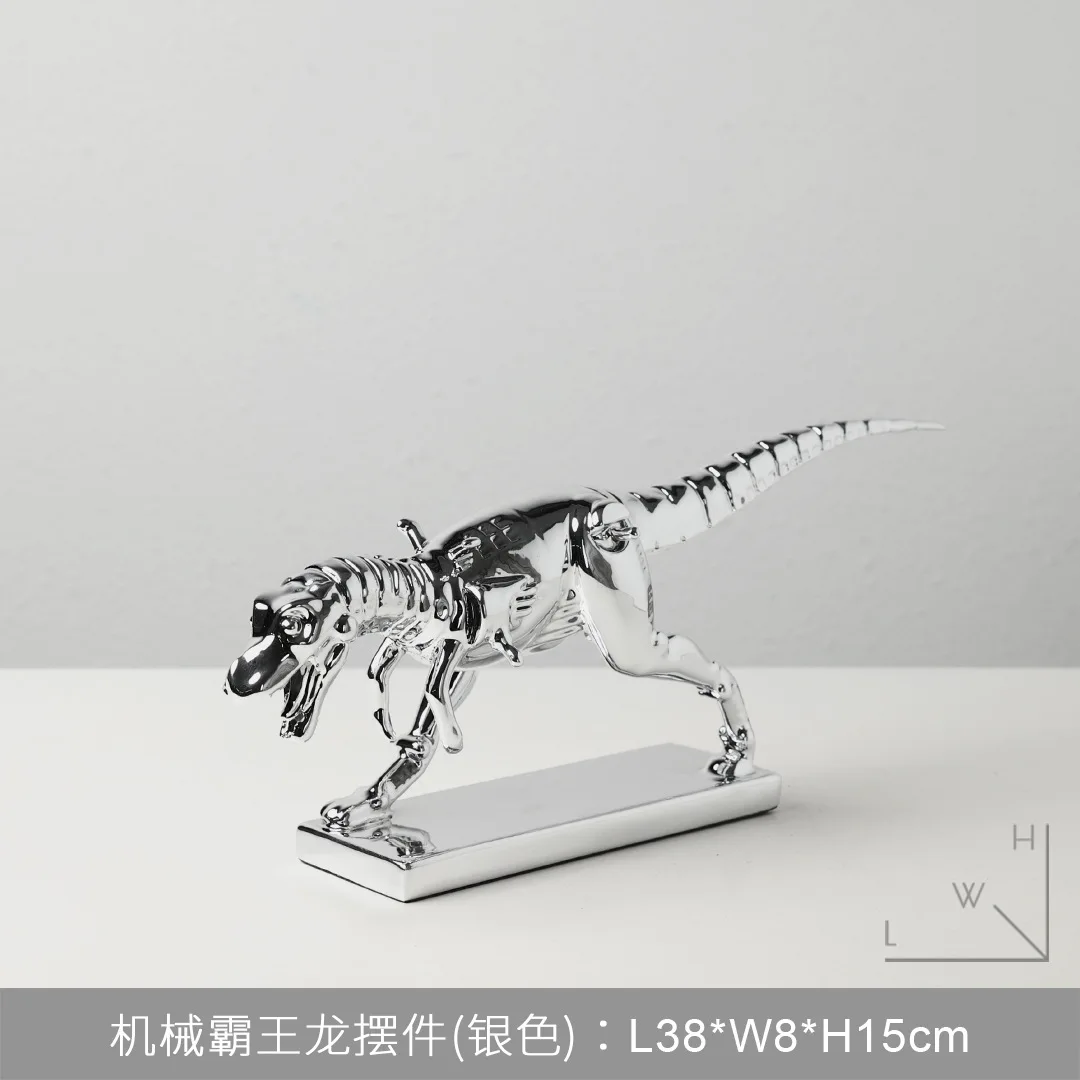 Simple retro dinosaur model living room TV cabinet wine cabinet office hotel villa model room ornaments