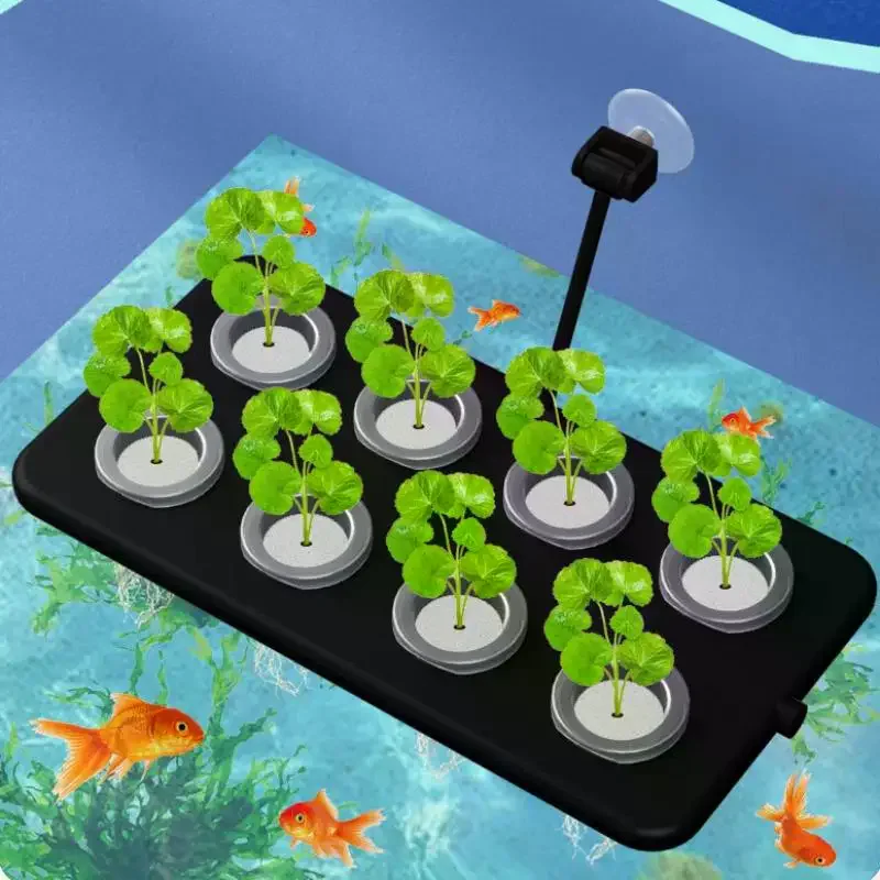 10/30/50 Sets Hydroponic Seedling Basket Kit With Square Sponges Seed Stabilization To Prevent Drifting