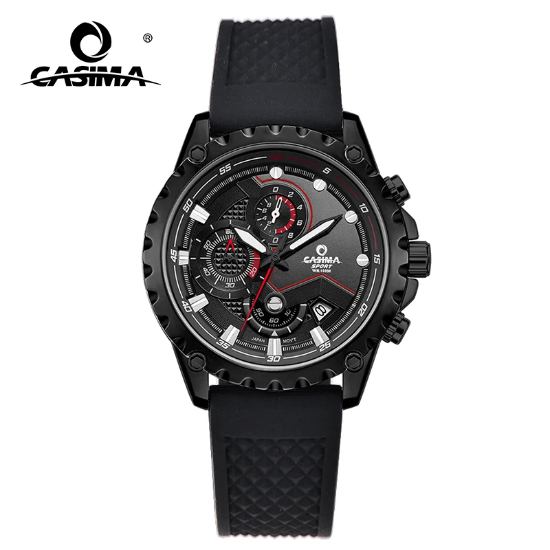 CASIMA Men's Wristwatch, Quartz Movement Simple Trend, Fashionable, Joker, Luminous, Waterproof, Model ST-8203-1015
