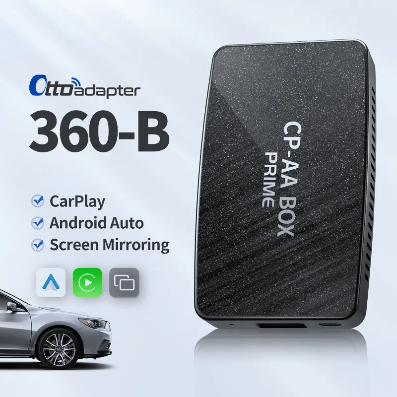

OTTOCAST new CA360 three-channel wired to wireless CarPlay box airplay + Android
