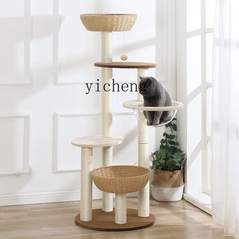 

H20- cat climbing frame integrated sisal cat frame universal in all seasons, small space does not occupy an area of cat supplies