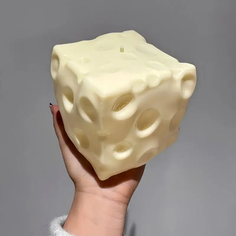 Vaseline Filled Cheese Squishy, Slow Rising Fidget Toy for Stress Relief & Anxiety Relief, Vent Squeeze Toy Gift for All Ages