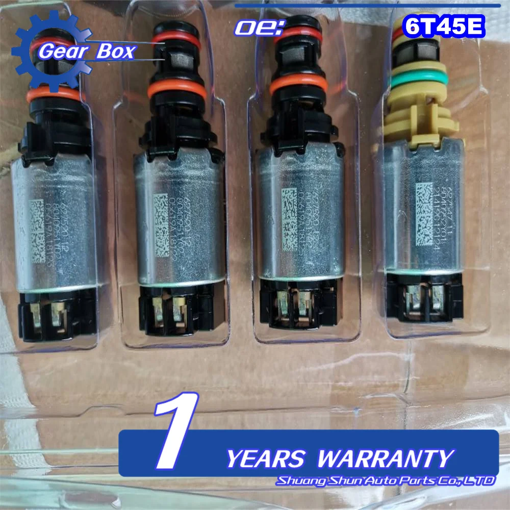 

New 6T45E 6T40E 6T30E Auto Transmission OEM Solenoid Kit 7pcs/Set Fit For CRUZE Chevrolet Car Accessories Transnation Parts