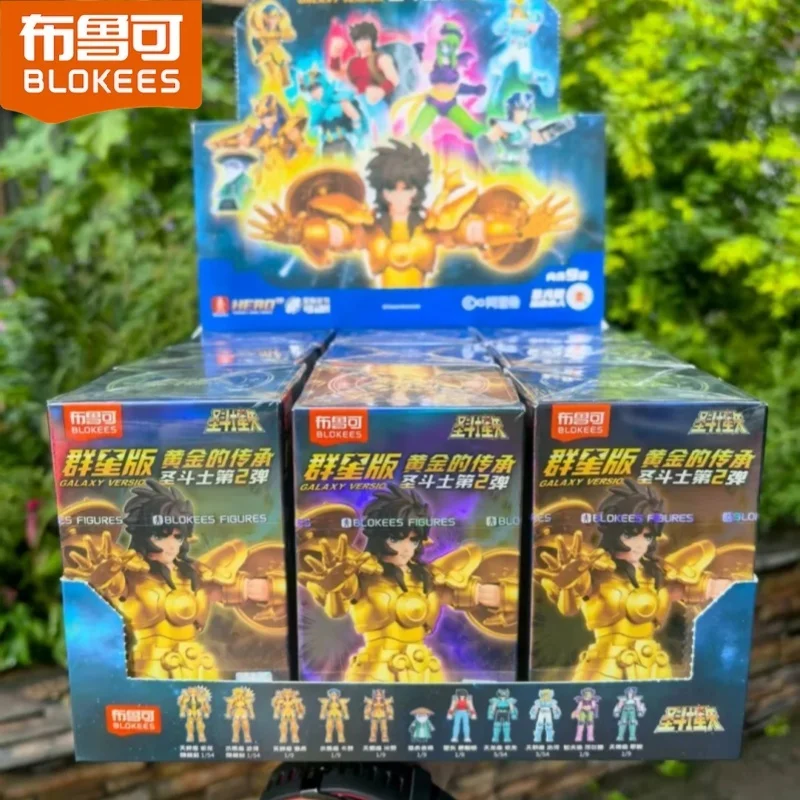 Hot Blokees Saint Seiya Galaxy V2 Фигурки Camus Hoyoga Dohko Milo Shiryu Pegasus Nachi Аниме Фигурки Подарки на день рождения
