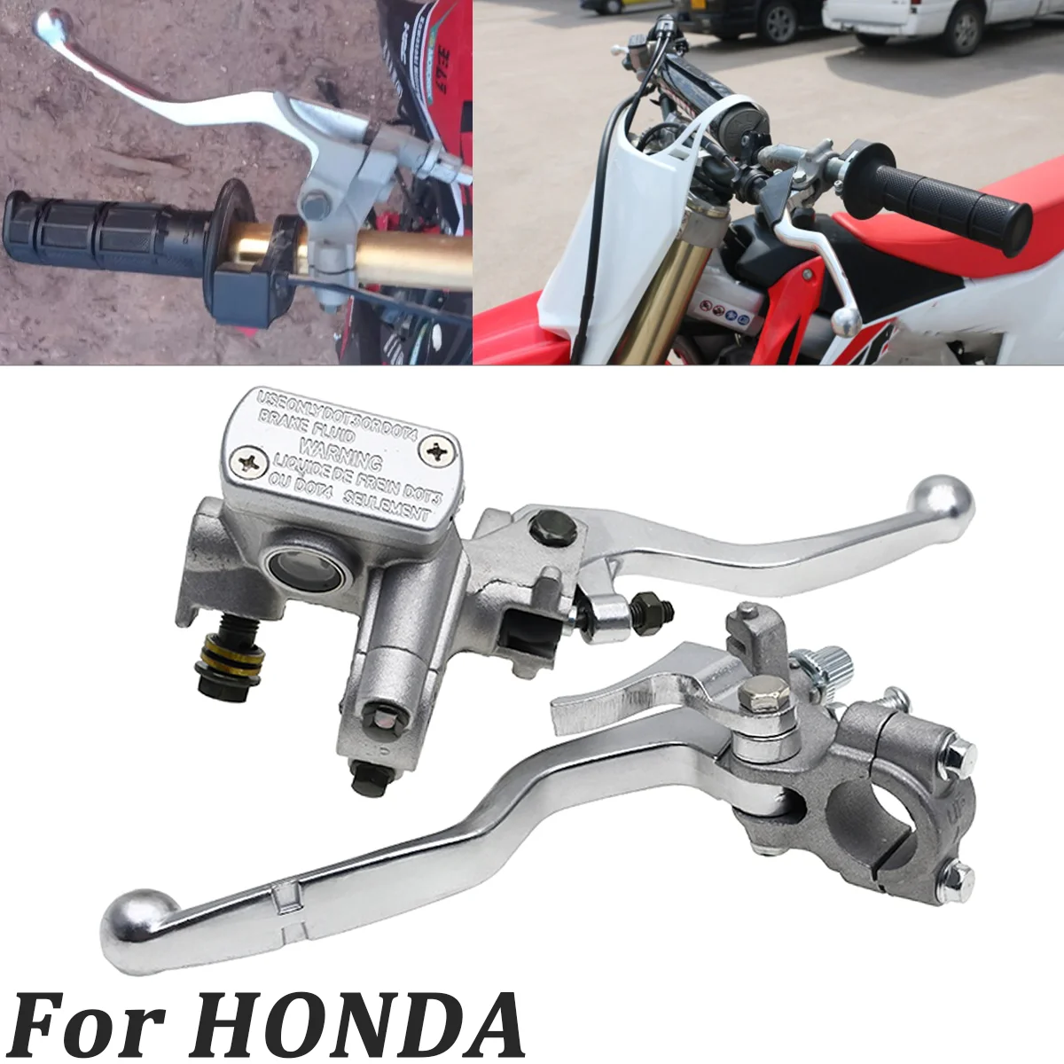 

Motorcycle Accessories 22mm Handlebars Brake Master Cylinder Clutch Levers For HONDA CR 125R 250R 500R CRF 150 250 450 2002-2021